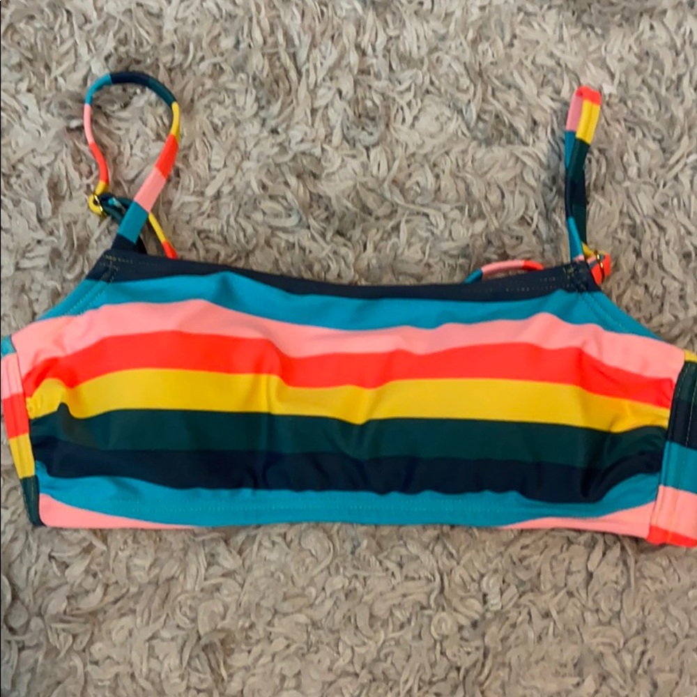 Striped Xhilaration swim suit top